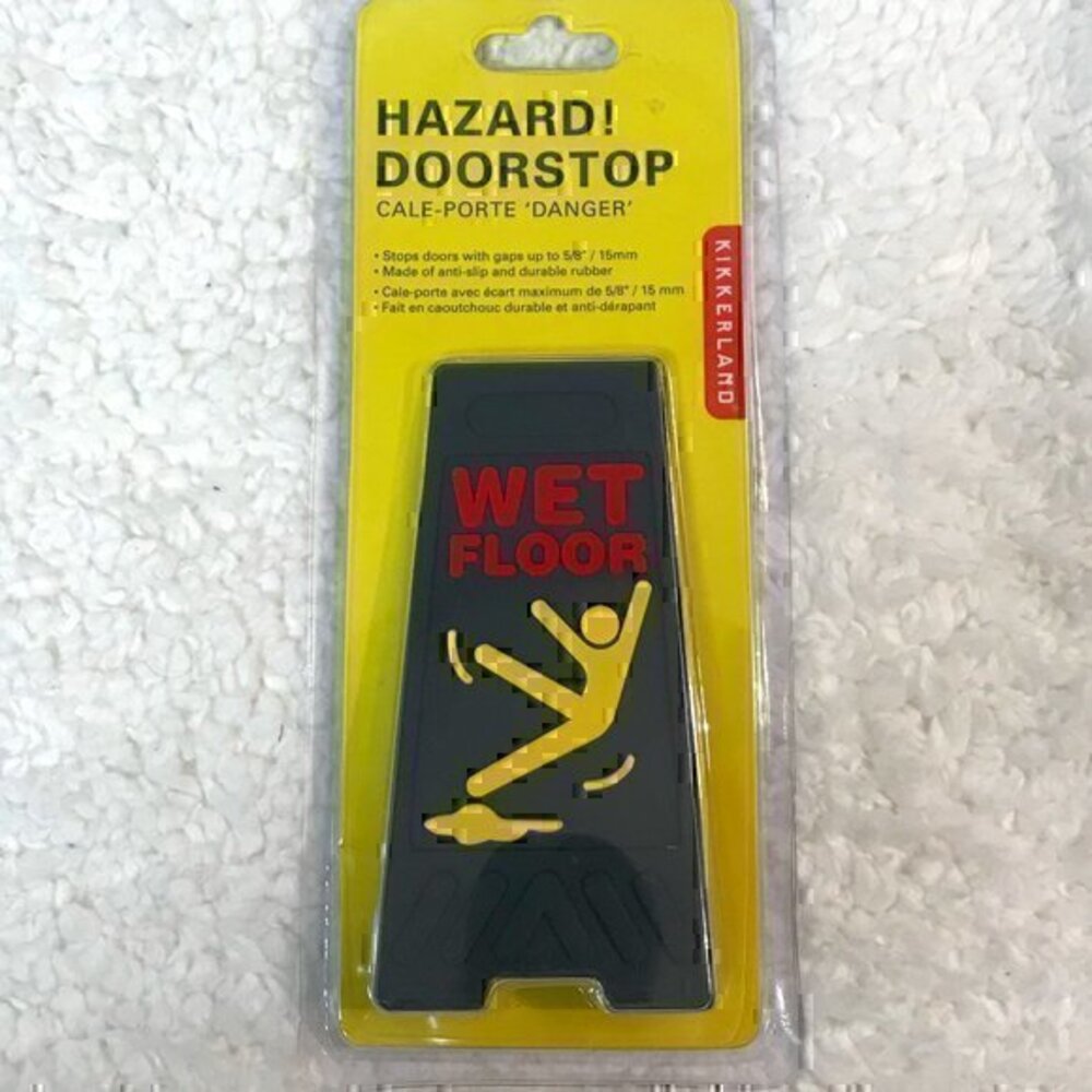 Kikkerland "Hazard" Door Stop